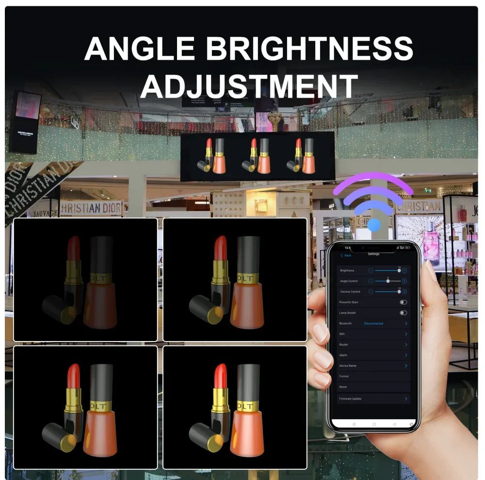 Holo-Vision 3D Display: High-Resolution Holographic Advertising Solution 42cm- 16.5 inch