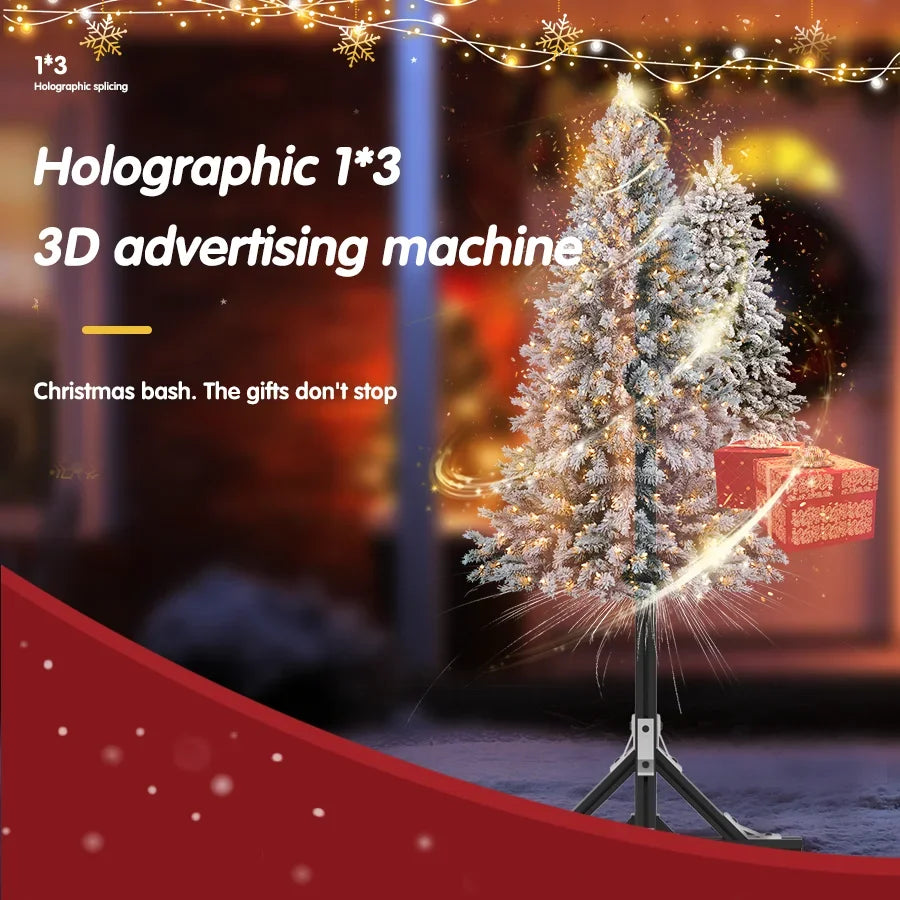 50-85CM 3D Hologram Projector Fan Display Advertising Logo Light Led Sign Holographic Lamp Three-Dimensional Projectors Lamp