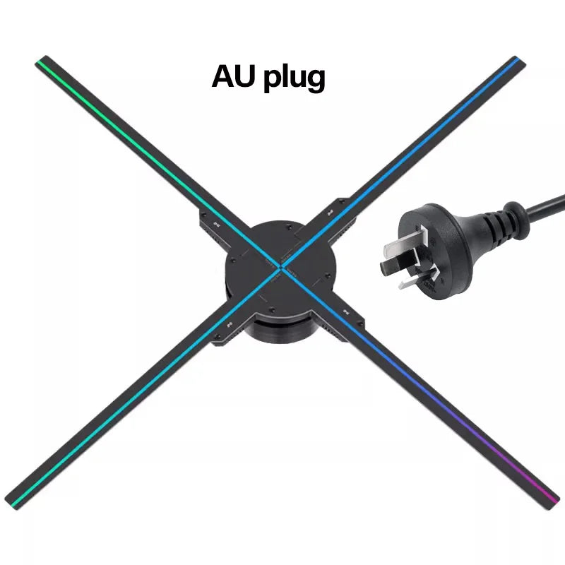 50cm 3D Hologram Fan Projector HD LED Holographic Player Advertising Display Machine WiFi APP Remote Control for Shopping Mall