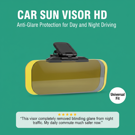 Car Sun Visor HD Anti Sunlight Dazzling Goggle Day Night Vision Car Accessories- Suitable for all car models