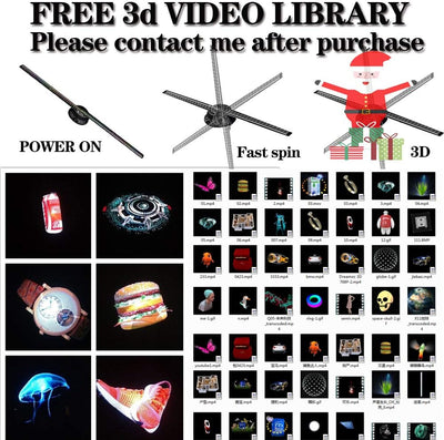 Holo-Vision 3D Display: High-Resolution Holographic Advertising Solution 42cm- 16.5 inch
