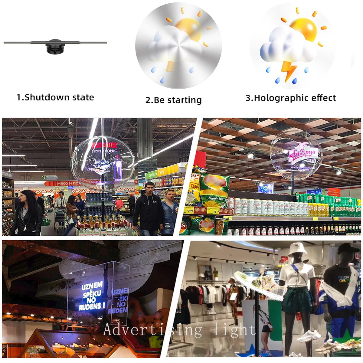 Holo-Vision 3D Display: High-Resolution Holographic Advertising Solution 42cm- 16.5 inch
