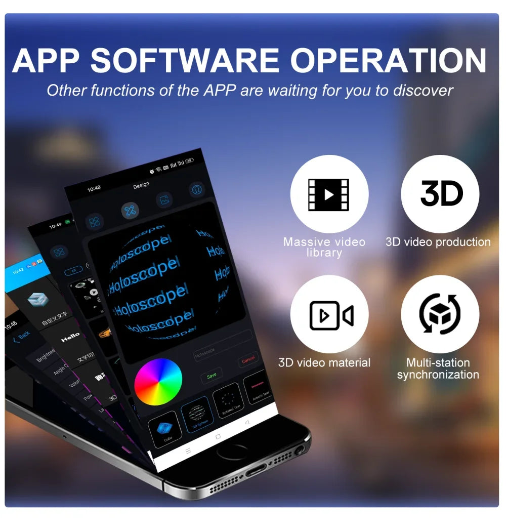 Holo-Vision 3D Display: High-Resolution Holographic Advertising Solution 42cm- 16.5 inch