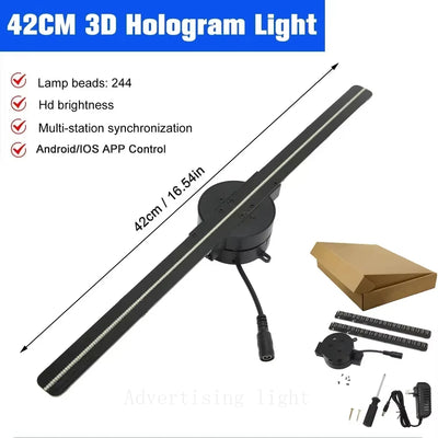 Holo-Vision 3D Display: High-Resolution Holographic Advertising Solution 42cm- 16.5 inch