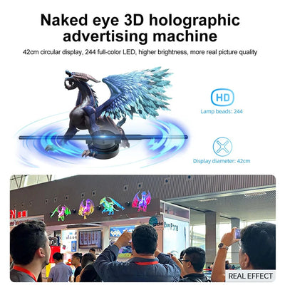 Holo-Vision 3D Display: High-Resolution Holographic Advertising Solution 42cm- 16.5 inch