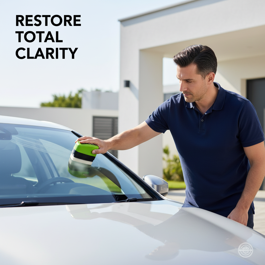 Crystal-Clear Windshields for European Cars: Glass Brush + Oil Film Remover (Front & Interior)