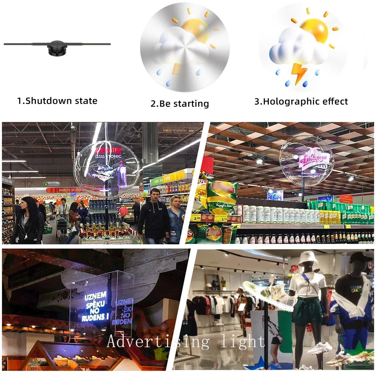 Holo-Vision 3D Display: High-Resolution Holographic Advertising Solution 42cm- 16.5 inch