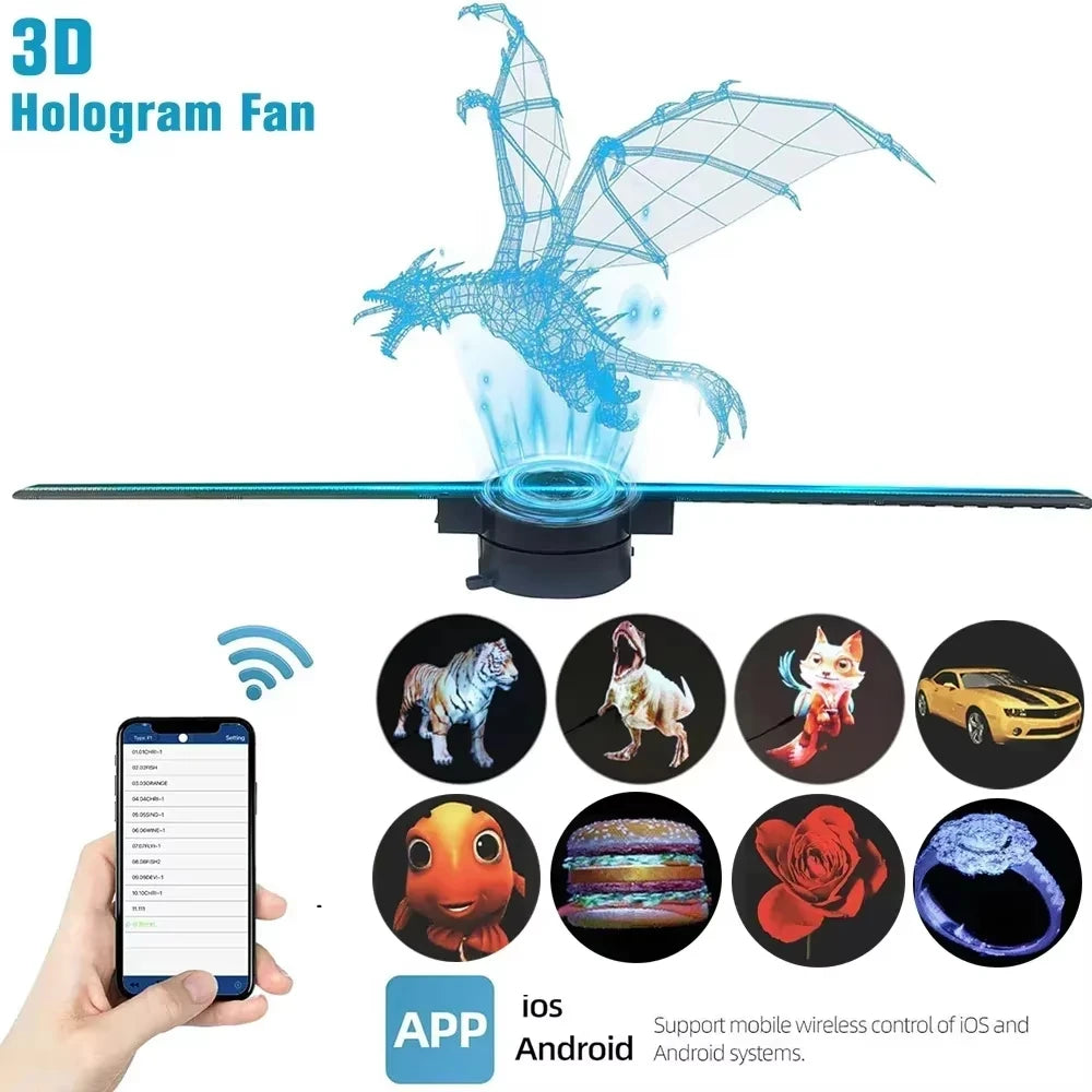 Holo-Vision 3D Display: High-Resolution Holographic Advertising Solution 42cm- 16.5 inch
