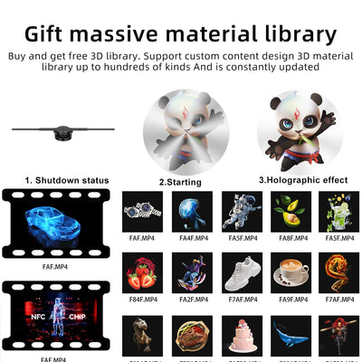 Holo-Vision 3D Display: High-Resolution Holographic Advertising Solution 42cm- 16.5 inch