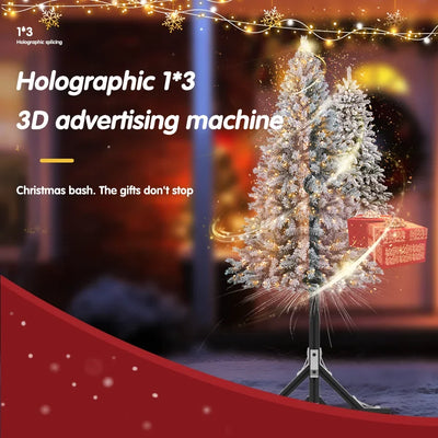 50-85CM 3D Hologram Projector Fan Display Advertising Logo Light Led Sign Holographic Lamp Three-Dimensional Projectors Lamp