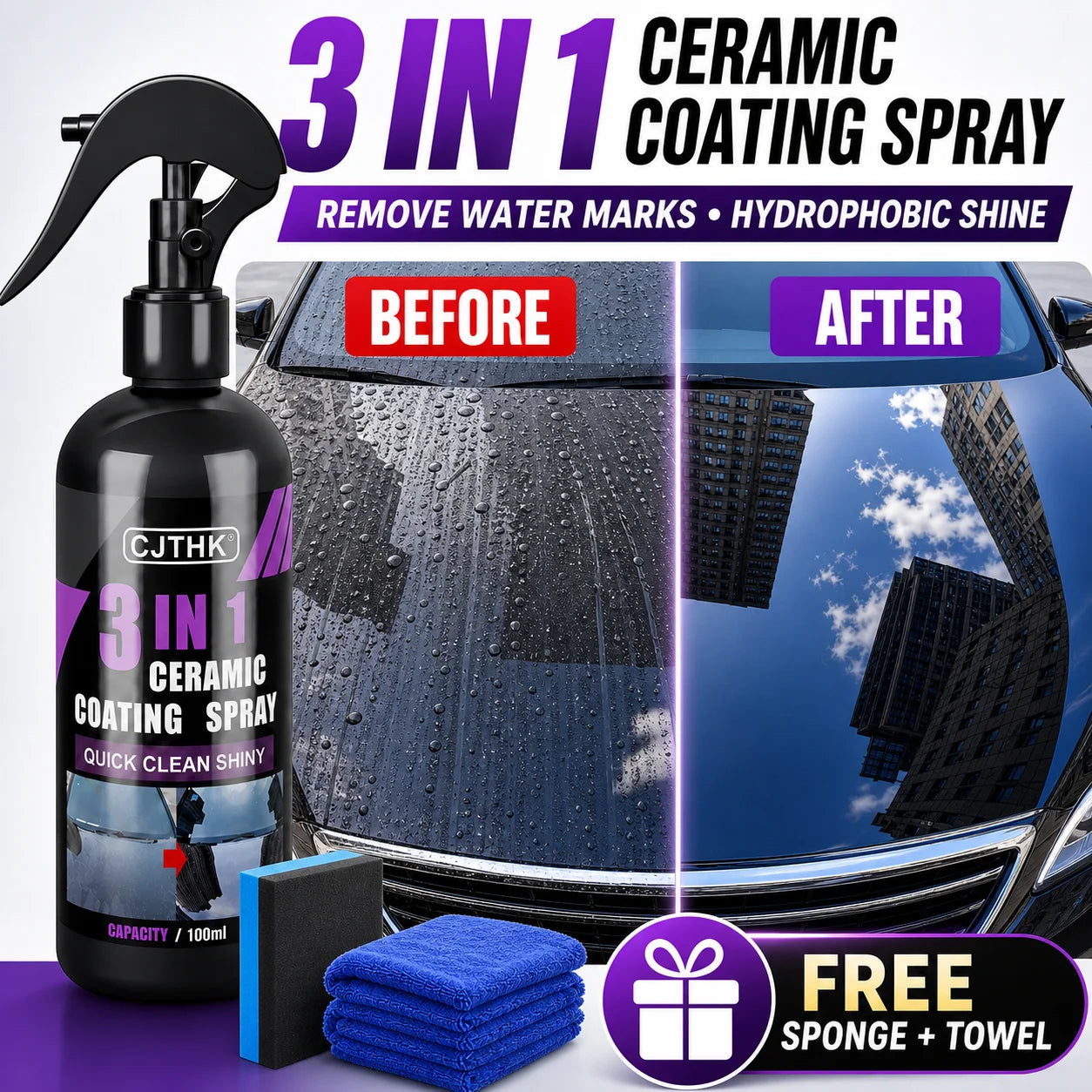 Car Ceramic Nano Coating Liquid Nano Crystal Hydrophobic Layer Coating Agent Auto Polish Liquid Nano Shine Protection Coatings