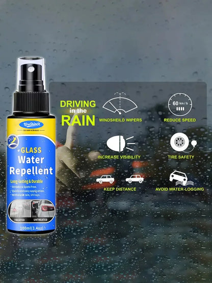 Car Waterproof Spray Glass Rain Proof Coating Hydrophobic Rain Proof Car Front Windshield Window Demist Spray 2026 New