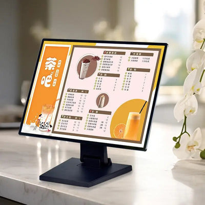 Ultra-Thin LED Advertising Light Box for Restaurant Cafe Tempered Glass Menu Display Board Luminous Price List Desktop Billboard