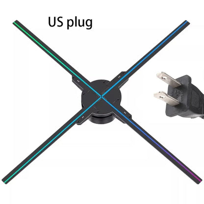 50cm 3D Hologram Fan Projector HD LED Holographic Player Advertising Display Machine WiFi APP Remote Control for Shopping Mall