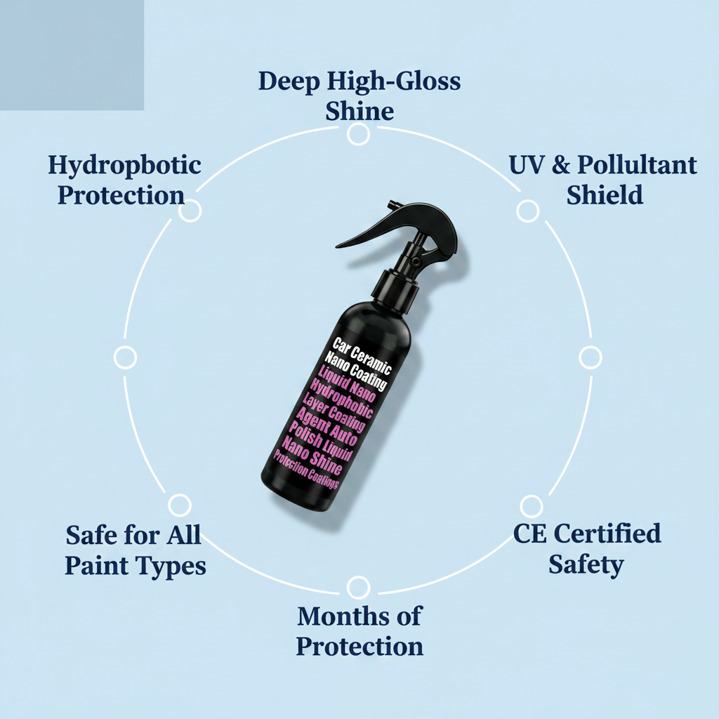 Car Ceramic Nano Coating Liquid Nano Crystal Hydrophobic Layer Coating Agent Auto Polish Liquid Nano Shine Protection Coatings